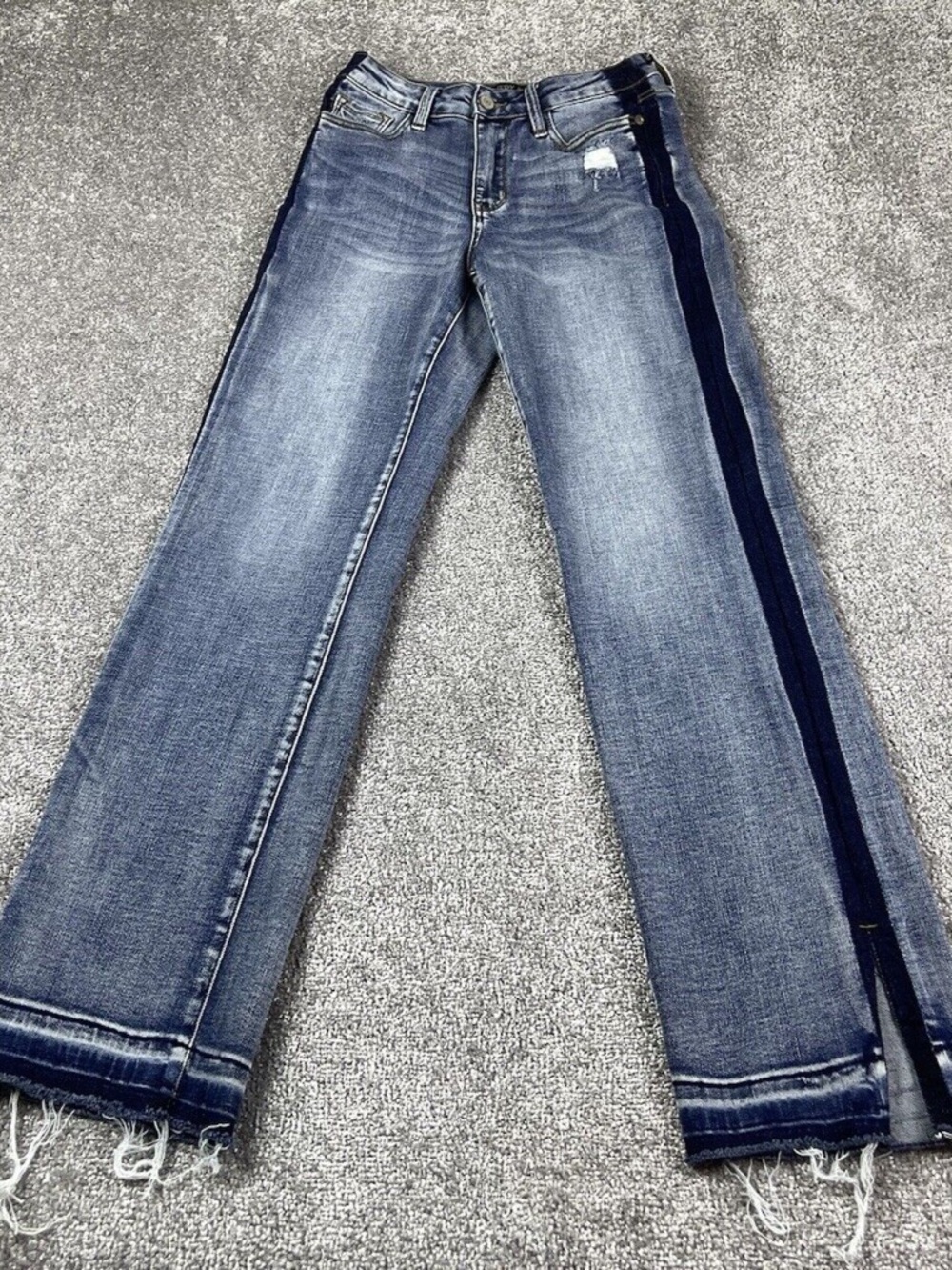 Judy Blue Tuxedo  Women's Jeans with Dark Side Panels